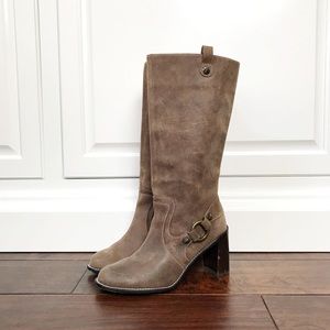 Taryn by Taryn Rose Leather Moto Boots